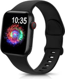 durable sport band for Apple Watch displayed on a smartwatch with colorful watch face.