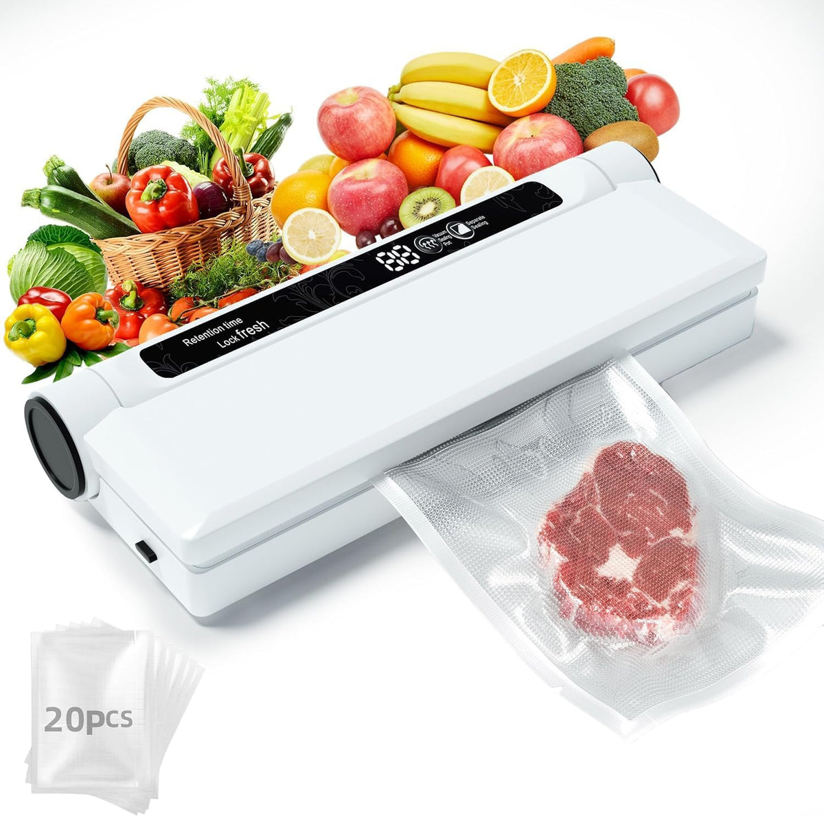 vacuum sealer machine with digital timer