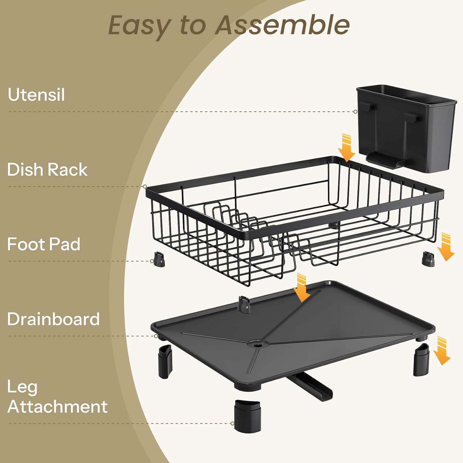 stainless steel small dish drying rack