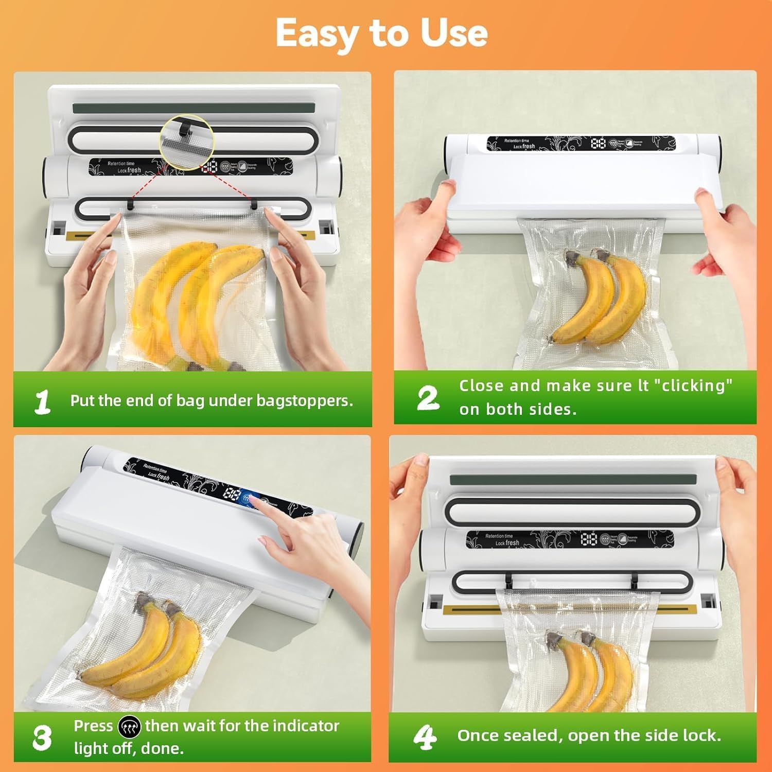 vacuum sealer machine with digital timer