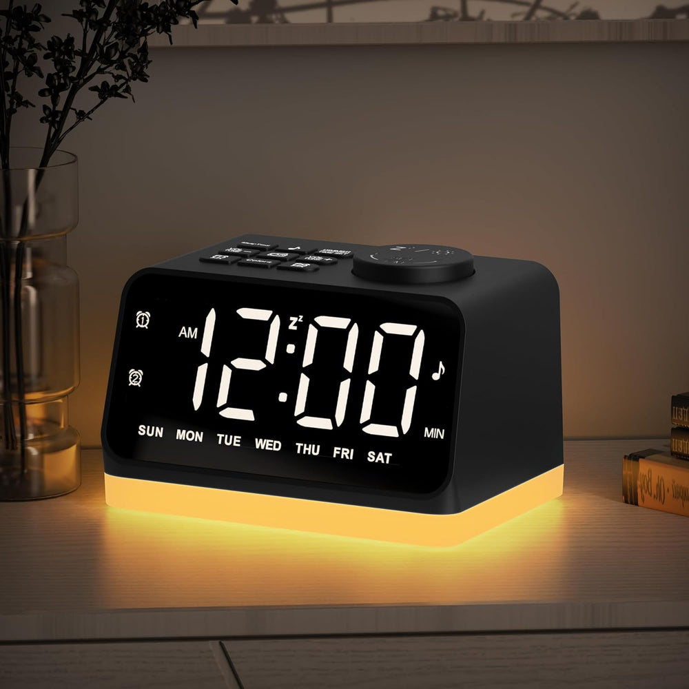 digital alarm clock for seniors and kids