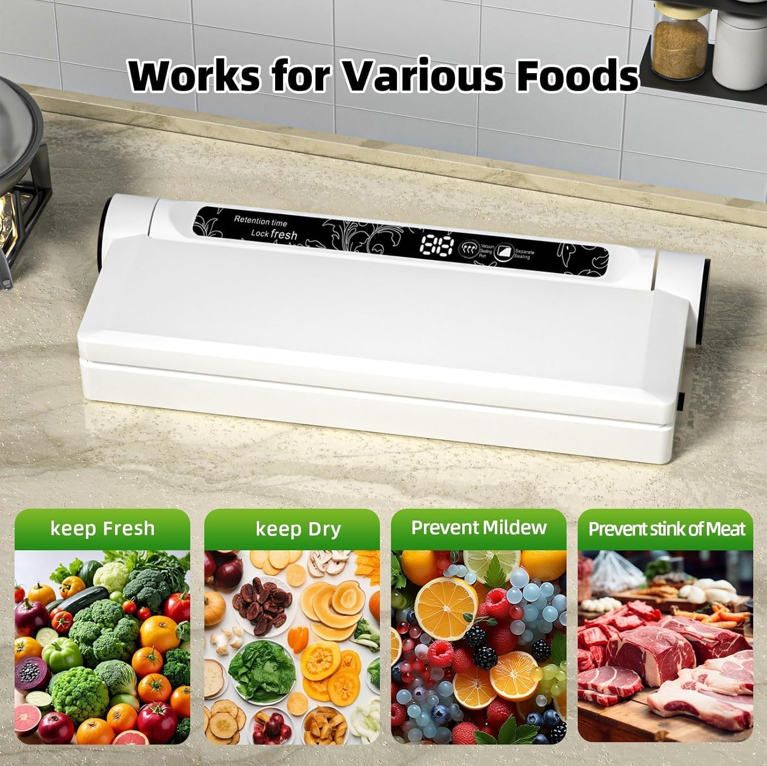 vacuum sealer machine with digital timer