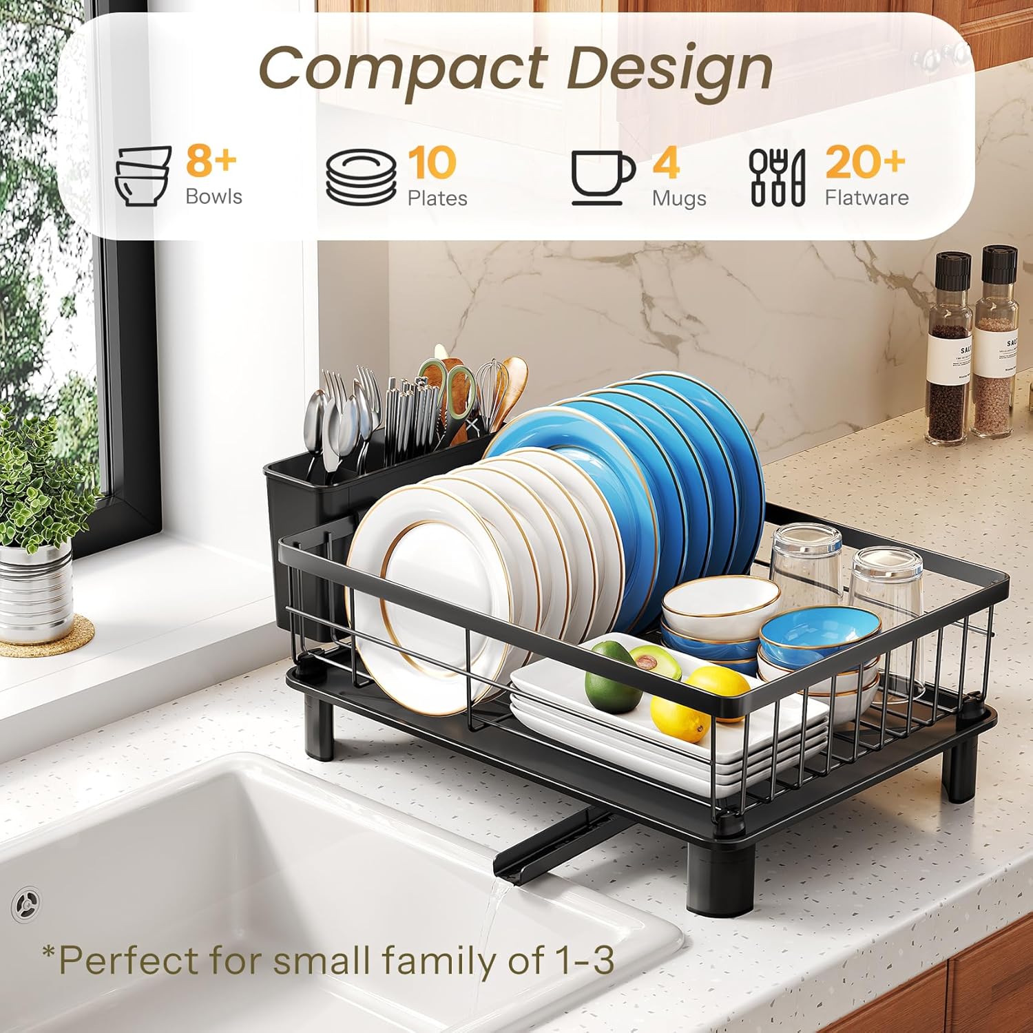 stainless steel small dish drying rack
