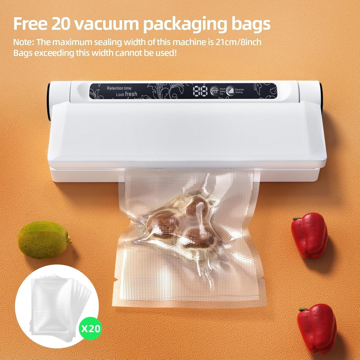 vacuum sealer machine with digital timer