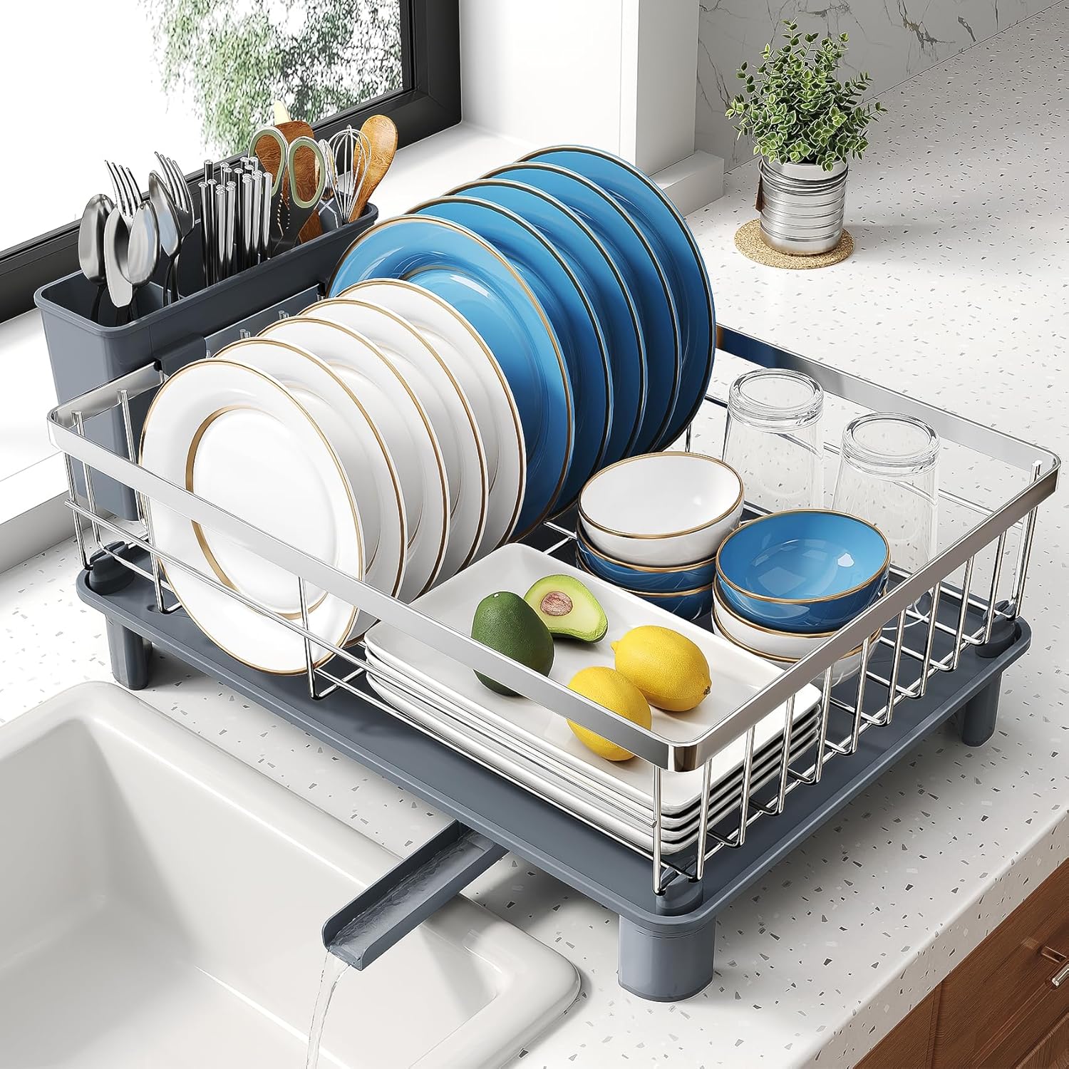 stainless steel small dish drying rack