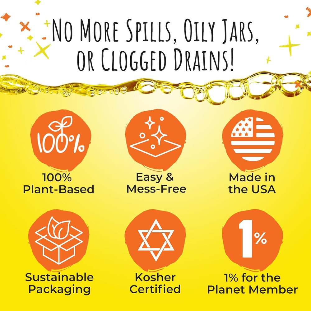 oil solidifier for cooking disposal