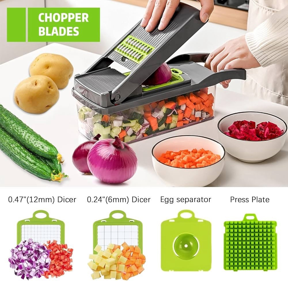 16 in 1 Vegetable Chopper, High-Performan